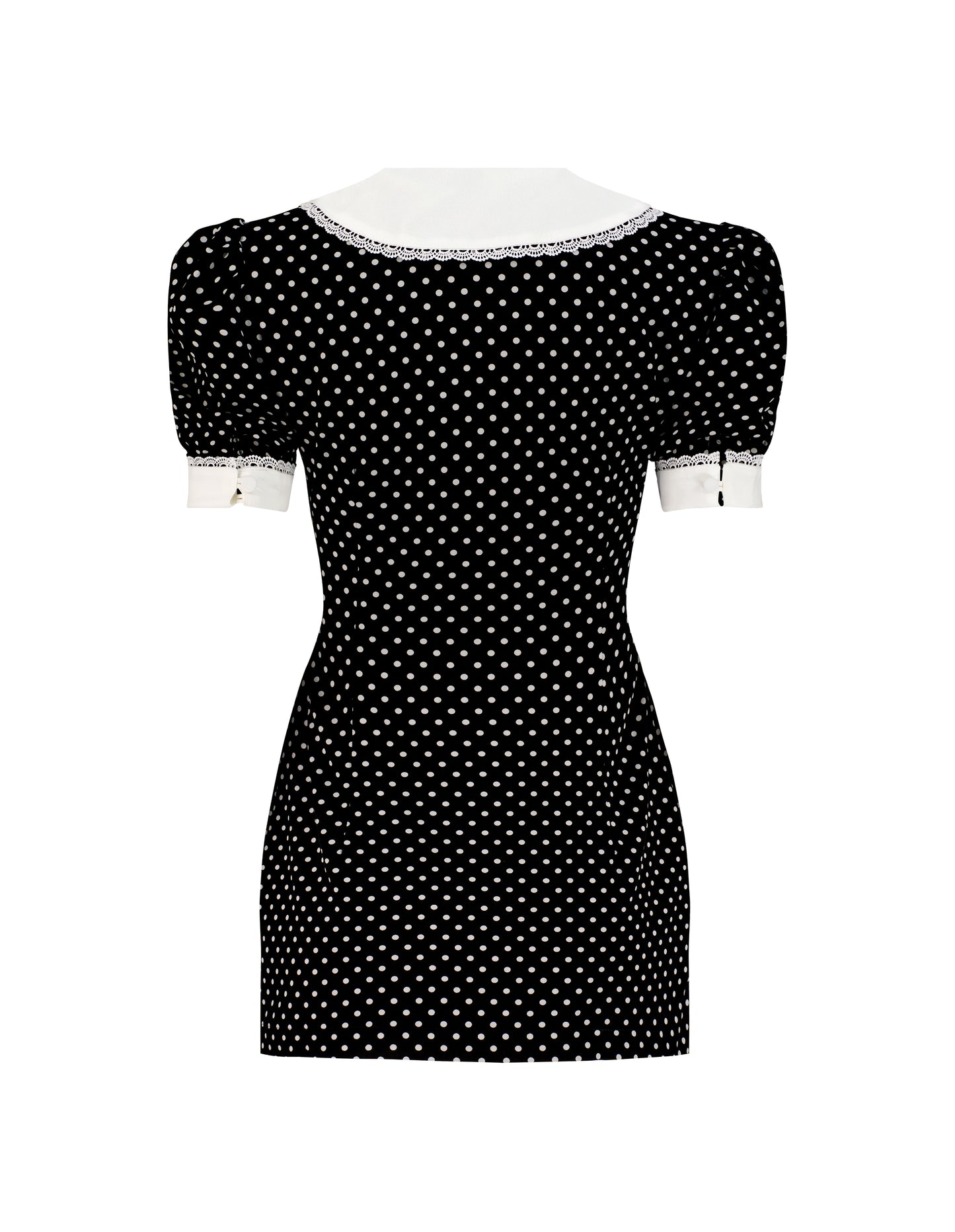 Bella Monochrome Polka Dress