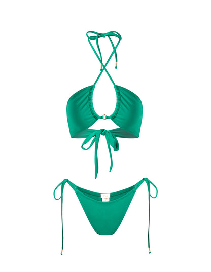 Swimsuit Ambition Green Top