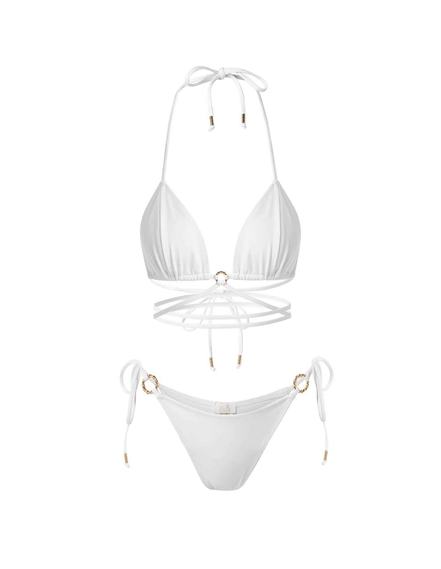 Swimsuit Angello White Bottom