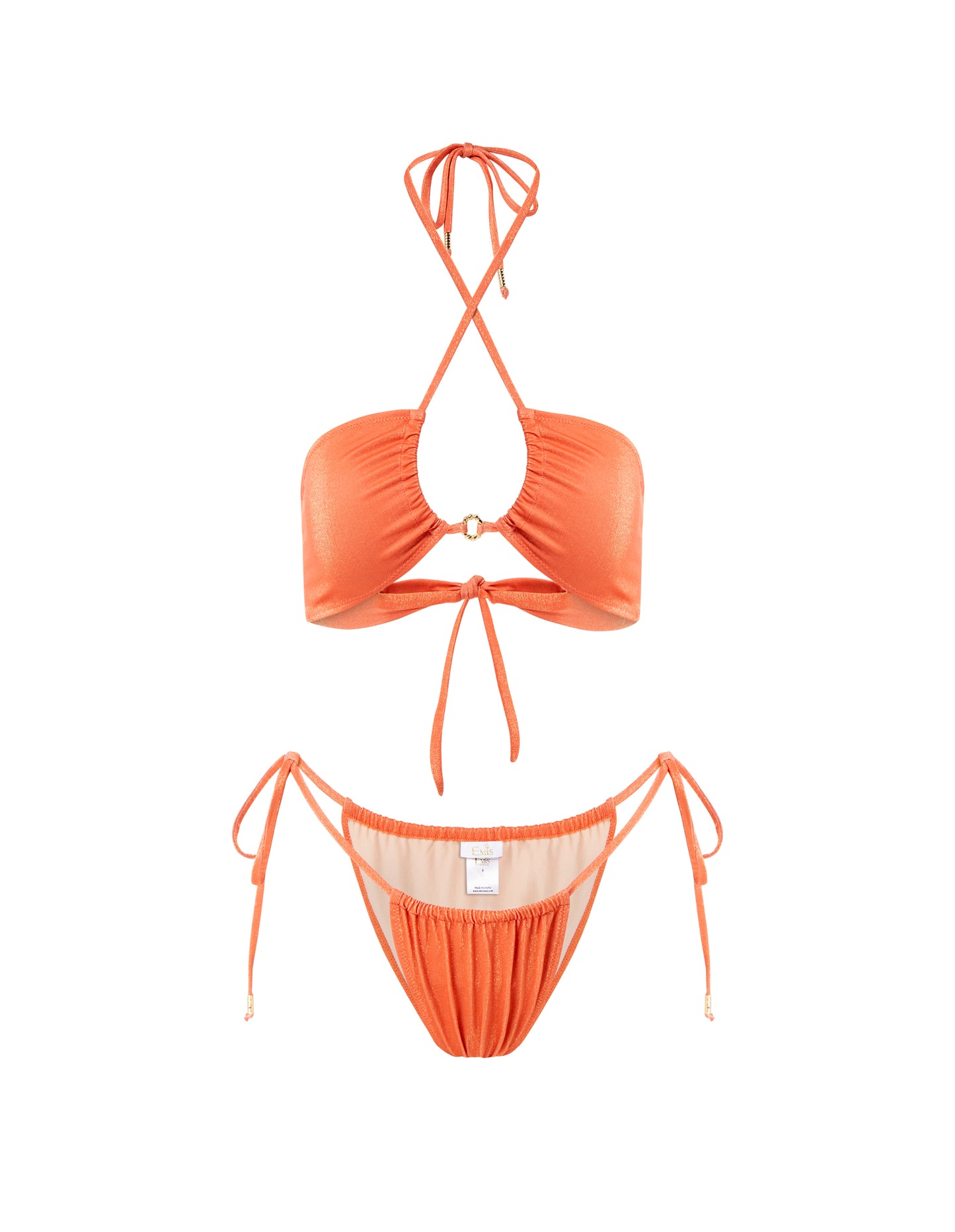 Swimsuit Sophia Shimmer Peach Top