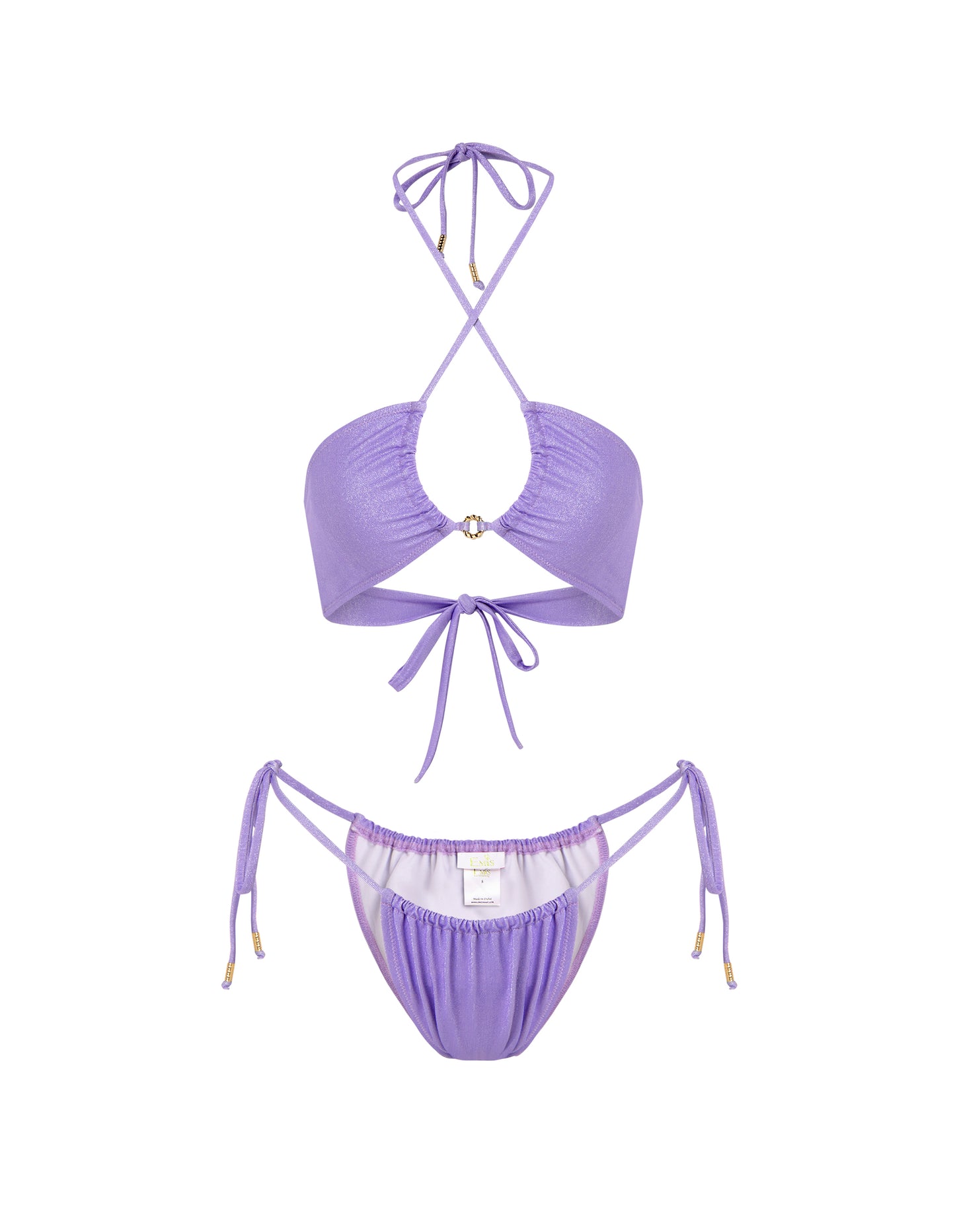 Swimsuit Sophia Shimmer Purple Top