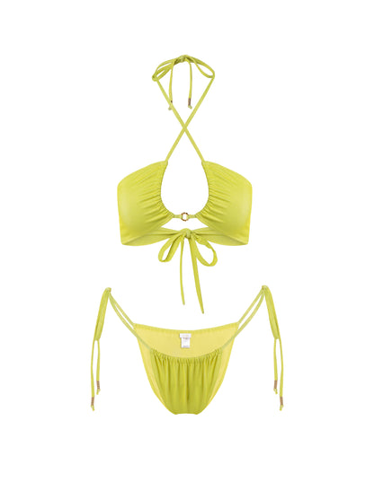 Swimsuit Sophia Shimmer Yellow Top