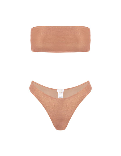 Swimsuit Pearl Gold Sand Top