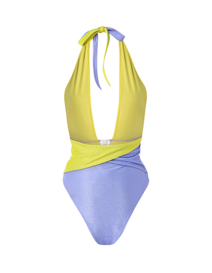 Swimsuit Calypso Lilac Lime Twist